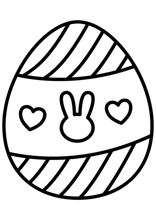 Easter Egg Colouring Sheets